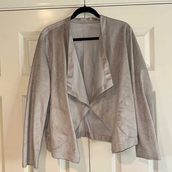 Teagan Reversible faux Leather/Suede Jacket - Picture 1 of 11